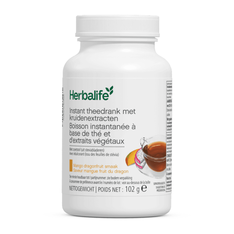 Instant theedrank met kruidenextract 102g Mango Dragon Fruit