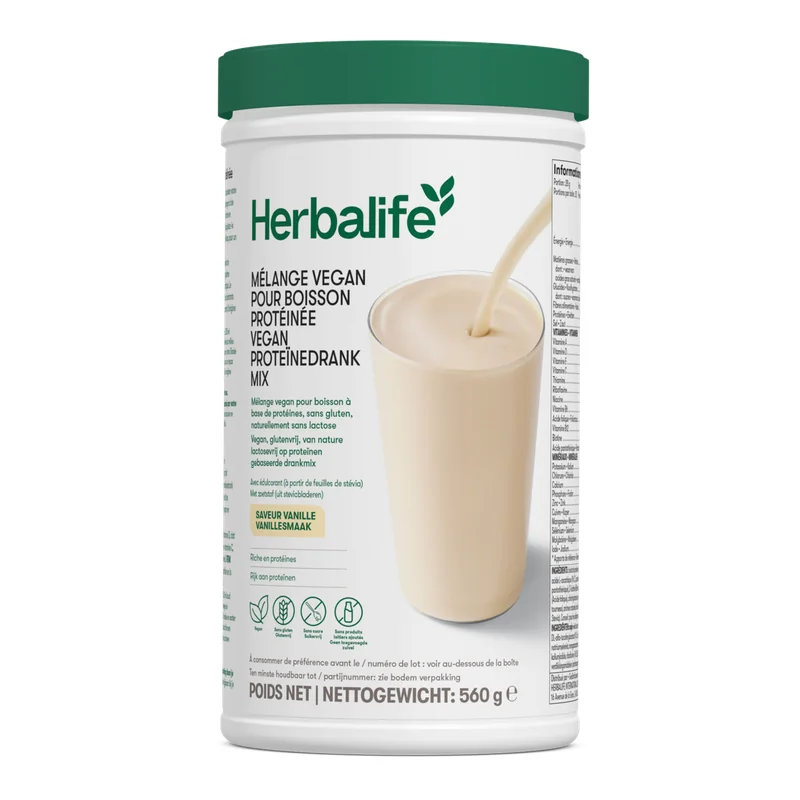 PDM - Proteïnedrank mix vanille Vegan 560g