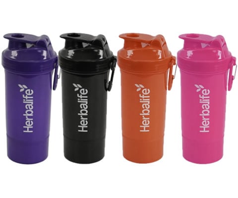 Shaker Herbalife avec compartiments supplémentaires - 600 ml